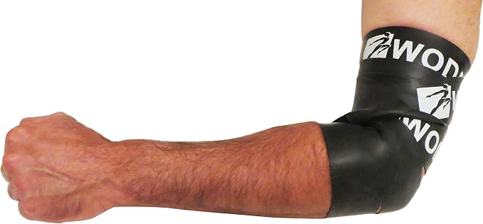 WODFitters Floss Bands for Muscle Compression Tack & Flossing, Mobility & Recovery WODs - Latest Technology - 2 Pack with Carrying Bag