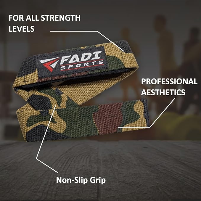 Lifting Wrist Straps for Weightlifting, Bodybuilding, Powerlifting & Deadlifts – 24 Inch Cotton Straps with Padded Neoprene for Strength Training & Grip Support