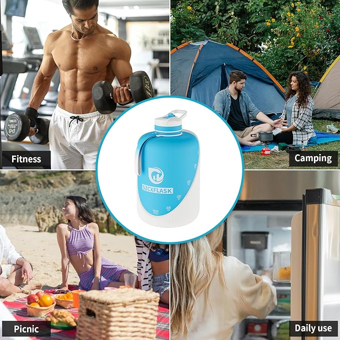 1 Gallon Water Bottle with Straw and Chug Lid, Dishwasher Safe Large Gym Jug, BPA Free Leakproof Plastic Sports Flask with Easy to Clean Handle & Carry Strap, 128 oz Water Bottle