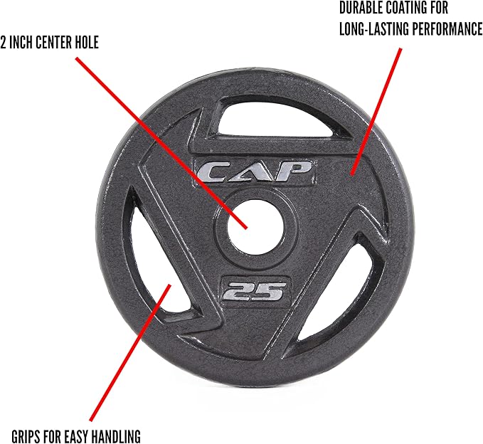 CAP Barbell 2-Inch Olympic Weight Plate | Multiple Options