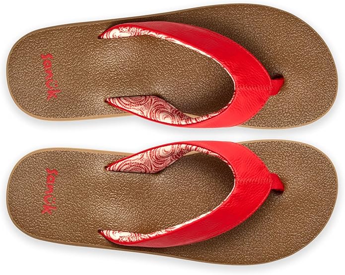 Sanuk Yoga Mat II | Flip Flops for Women | Yoga Sandals For Women | Women's Beach Sandals | Memory Foam Footbed