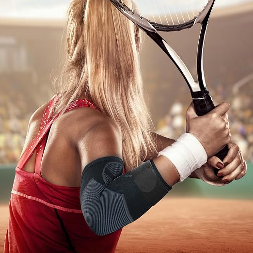 Arm Guards & Elbow Compression Sleeve (1 Pair),Tennis Elbow Braces for Tendonitis and Tennis,Arm Supports Sleeves golfer relief for women & men sleeve for weightlifting