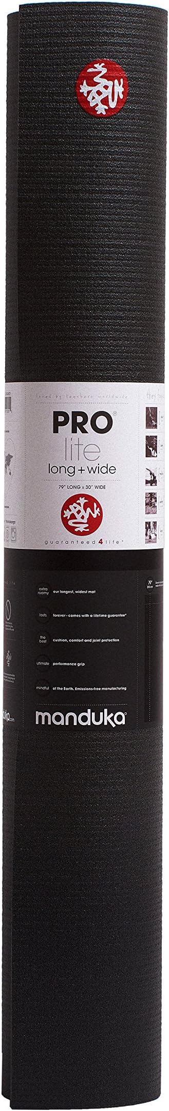 Manduka PROlite Yoga Mat 4.7mm | Lifetime Durability | Hygienic Construction | Teacher Approved