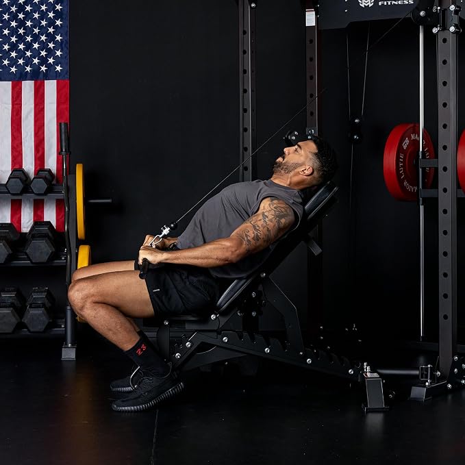 MAJOR FITNESS Weight Bench, Adjustable Workout Bench for Strength Training, Bench Press, and Full-Body Workouts for Home Garage Gym