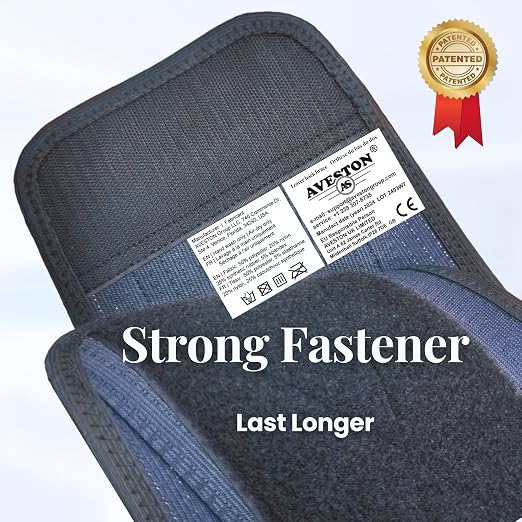 AVESTON Back Support Lower Back Brace for Back Pain Relief: Thin Breathable Rigid 6 ribs Adjustable Lumbar Support Belt for Men/Women Keeps Spine Straight and Safe β XLarge