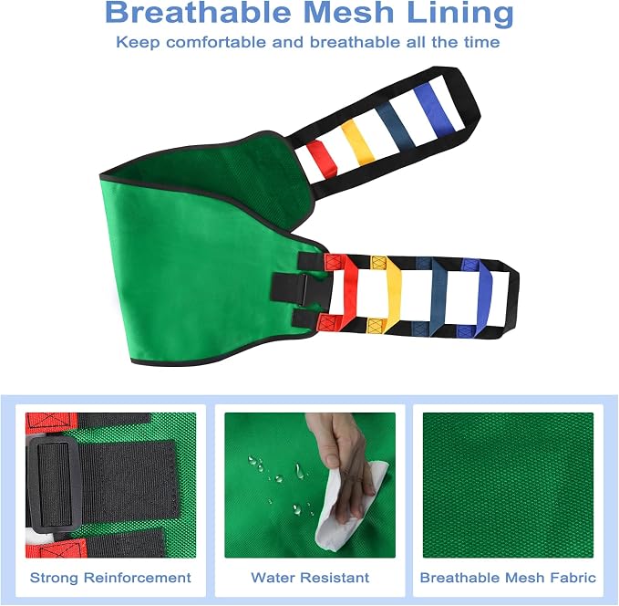 Transfer Sling, Transfer Belt for Elderly, Gait Belts for Seniors | Heavy Duty Patient Lift Belt,Mobility Standing&Lifting Aid for Disabled,Elderly,Injured-Safely Move from Bed and Wheelchair