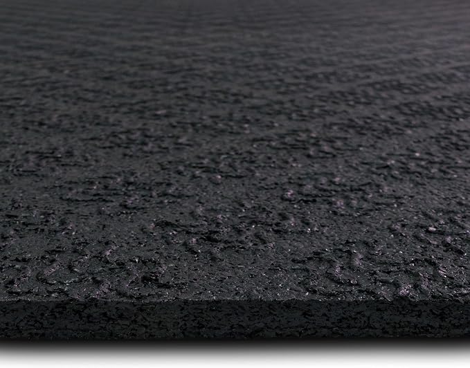 Mohawk Home Heavy Duty Rubber Stall Mat - Gym Floor- Under Dog Crate - All Purpose Utility 3' x 4' - 1/2" Thick - Diamond Texture