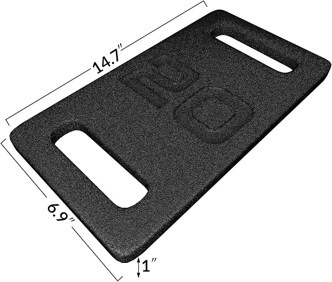 HULKFIT Cast Iron Weight Plate for Strength Training, Weighted Walking, Hiking, Rucking, Squats & Home Gym Exercises