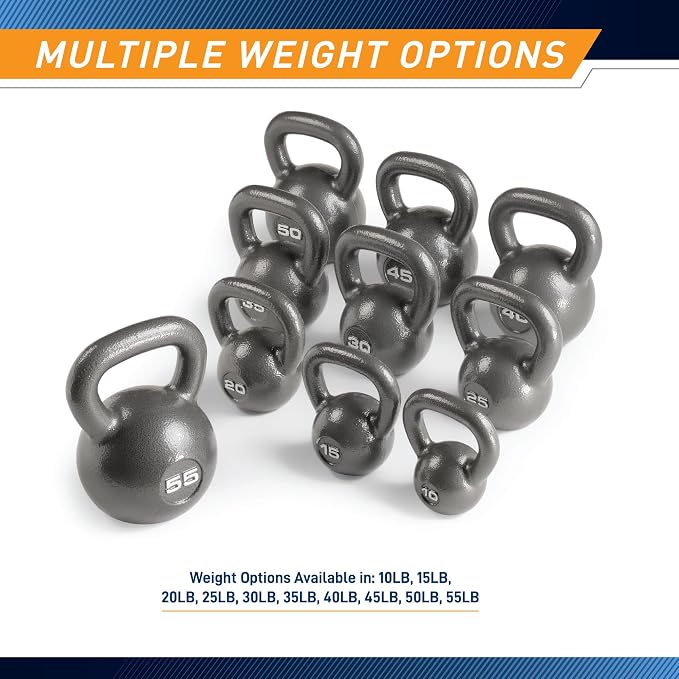 Marcy Hammertone Kettle Bells - 10 to 55 lbs. HKB Workout Weights