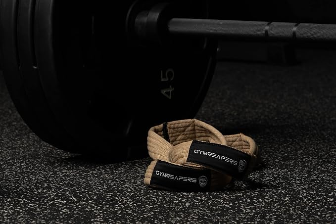 Gymreapers Figure 8 Lifting Straps For Deadlift, Powerlifting, Strongman, & Cross Training Strong Weightlifting Wrist Straps For Men, Women
