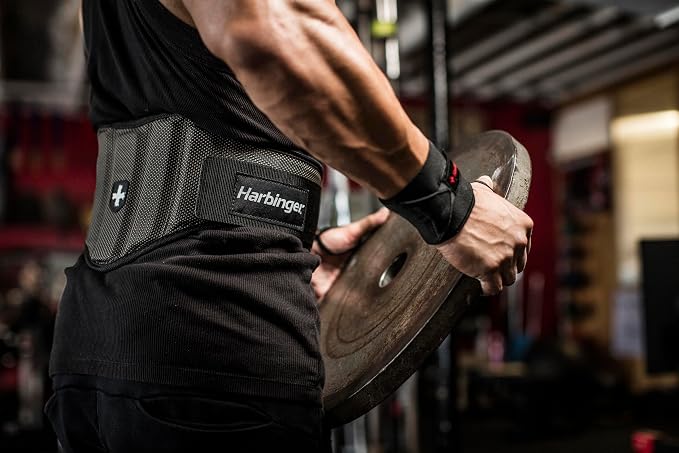 Harbinger Men's Firm Fit 7.5-Inch Contoured Weightlifting Belt