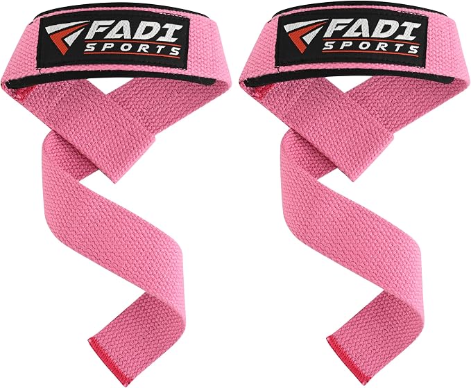 Lifting Wrist Straps for Weightlifting, Bodybuilding, Powerlifting & Deadlifts – 24 Inch Cotton Straps with Padded Neoprene for Strength Training & Grip Support