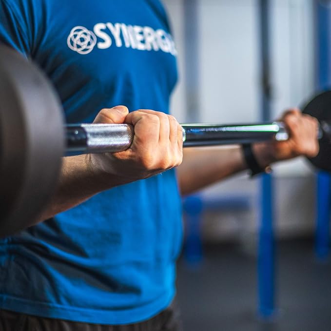 Synergee Fixed Barbell – Pre Weighted Straight Steel Bar