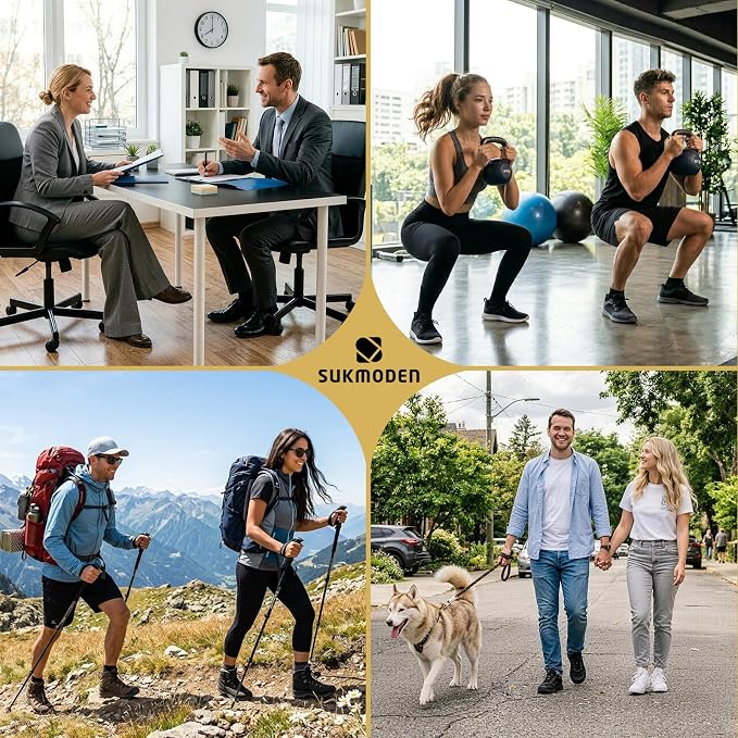 6 Pairs Copper Ankle Compression Socks for Men and Women | Copper Graduated Compression Socks with Terry Cushioning and Arch Support, Breathable Mesh Design, Machine Washable