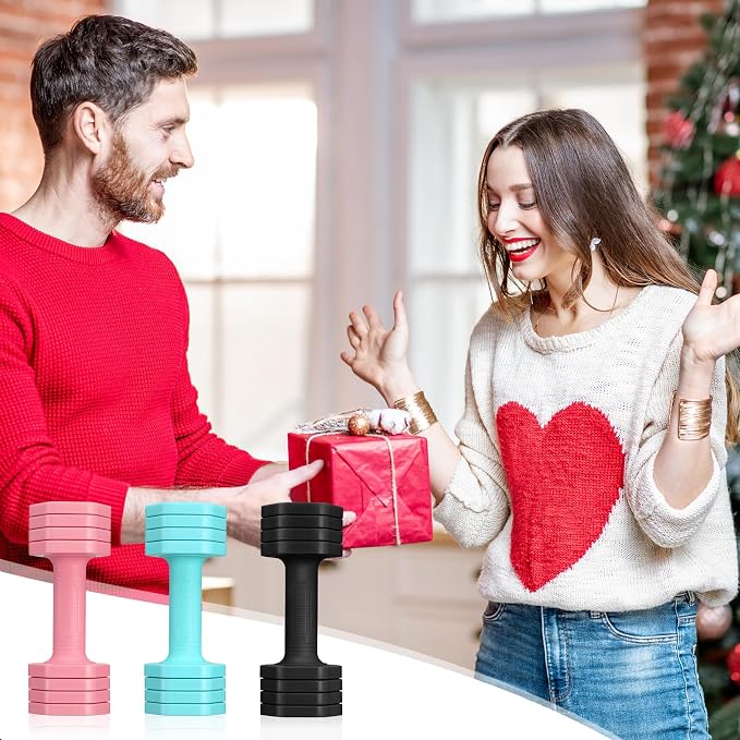 EQUIPRO Adjustable Dumbbell Set, 4 in 1 Free Weights Dumbbells Set for Women, Weights for Women at Home, 2lb 3lb 4lb 5lb with TPU Soft Rubber Handle for Home Gym Exercise Training