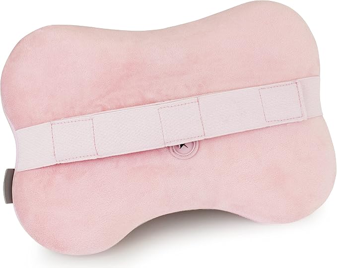Zyllion ZMA-13 Back and Neck Massager with Heat for Pain Relief, Pink | Shiatsu, Deep Tissue, 3D, Electric, Kneading, Massage Pillow, Muscle Therapy, Doctor Recommended, Car Adapter, Not Cordless