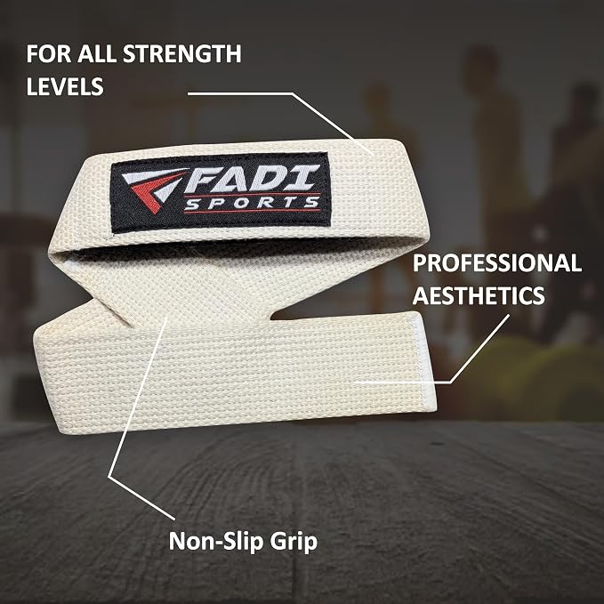 Lifting Wrist Straps for Weightlifting, Bodybuilding, Powerlifting & Deadlifts – 24 Inch Cotton Straps with Padded Neoprene for Strength Training & Grip Support