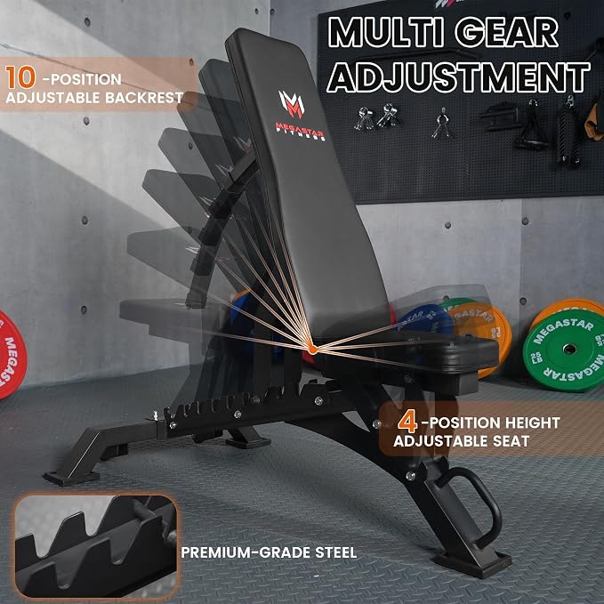 Power Cage, Squat Rack Home Gym, 2000LBs Capacity Wall Mounted Power Rack with Dual Crossover System, Includes 16 attachments for Home Gym