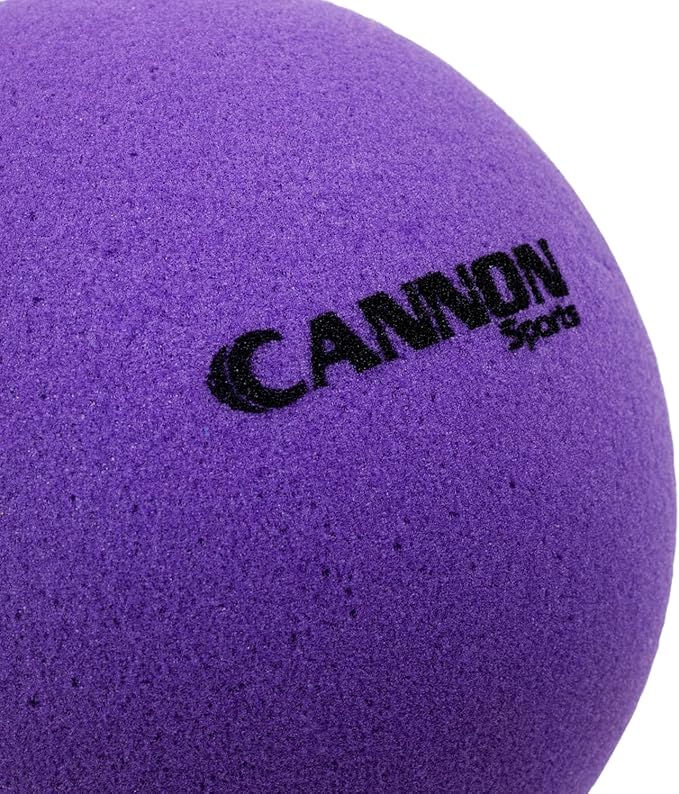 Cannon Sports Soft Foam Ball – Uncoated Medium Density Ball - Lightweight, Safe Play, Indoor/Outdoor Fun - Great for Volleyball, Basketball, Soccer, Dodgeball, and More