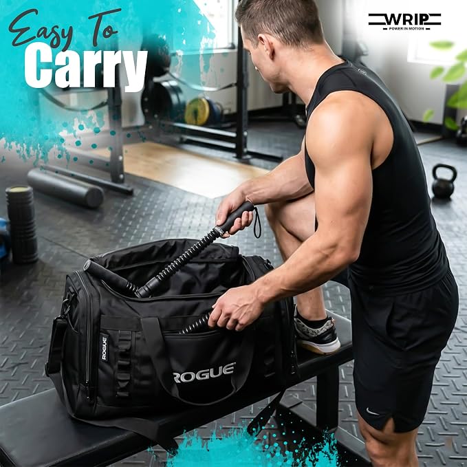 Ropeless Battle Ropes Weighted, Home Gym Equipment, Fat Burning Cardio, Small Space Exercise Equipment, Shoulder Exercise Stick, Travel Workout Equipment, Arm workout, Core Strength Training Equipment