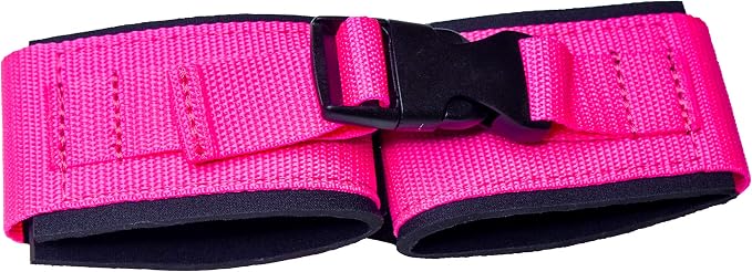 Tumble Pro X Ankle Straps Kit – Cheerleading Standing Tumbling Equipment, Gymnastics Backhandspring Trainer – Includes Flexibility Stunt Stretch Strap – Blue, Pink, Purple