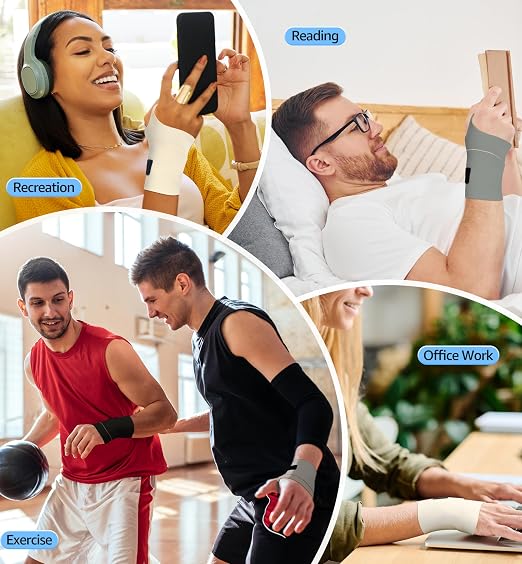 Ultra-Thin Elastic Wrist Brace Wrist Wraps, Compression Wrist Straps Support for Carpal Tunnel Arthritis Tendonitis Sprains Pain Relief Workout, Soft & Comfortable (Black (Pack of 2))