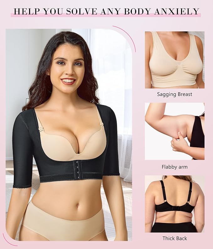 BRABIC Women's Shapewear Tops Post Surgery Compression Sleeve for Arm Shaper