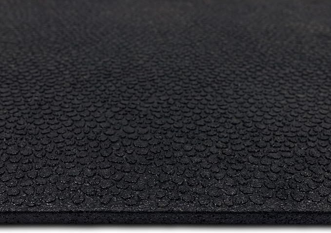 Mohawk Home Heavy Duty Rubber Stall Mat - Gym Floor- Under Dog Crate - All Purpose Utility 2'x3' - 1/2" Thick - Solid Texture