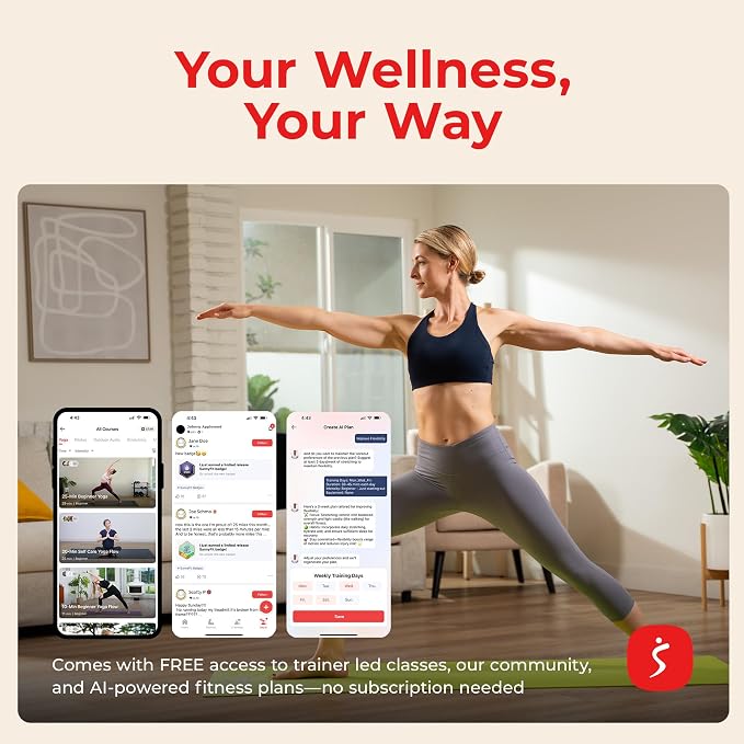 Sunny Health & Fitness Exercise Yoga Mats - Non-Slip Support for Home & Gym