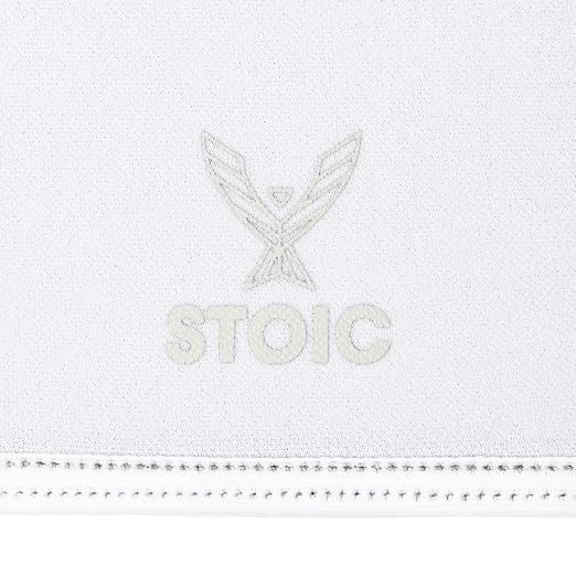 Stoic 7mm Neoprene Knee Sleeves for Men & Women - White, X-Small