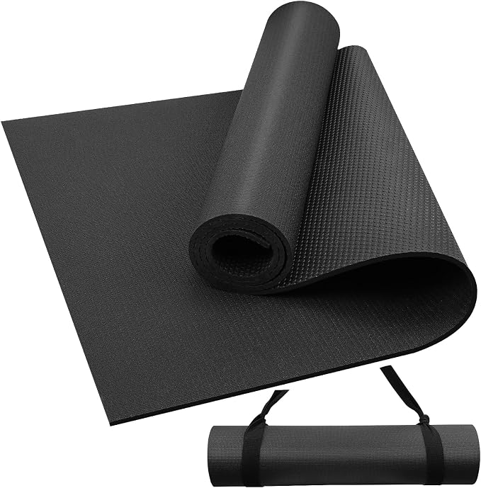 Large Exercise Mat 8'x5'|12'x6'|6'x4'|6'x2' Workout Mat for Home Gym Mats Exercise Heavy Duty Gym Flooring Fitness Mat Large Yoga Mat Cardio Mat for Weightlifting, Jump Rope, MMA, Shoe-Friendly
