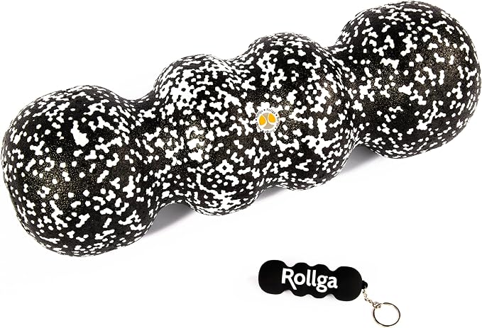 Micro - The Better Hand & Foot Roller for Plantar Fasciitis, Deep Tissue Massage, Physical Therapy, & Trigger Point Release. More Targeted Pressure Than A Lacrosse Ball. Solid Rubber.