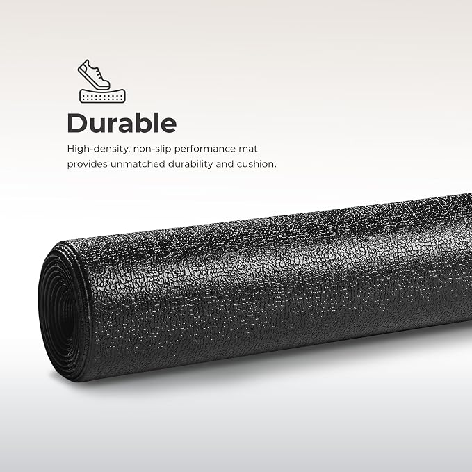 Sunny Health & Fitness Equipment Mats, Home Gym Floor Protection, 4 Sizes