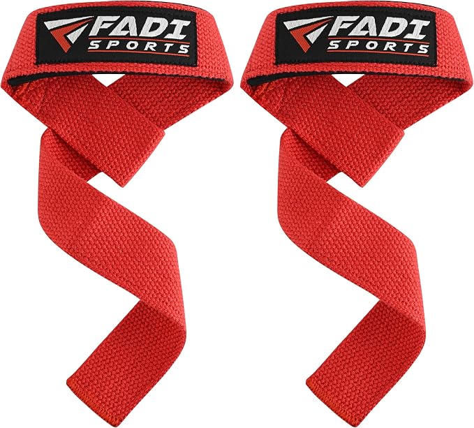 Lifting Wrist Straps for Weightlifting, Bodybuilding, Powerlifting & Deadlifts – 24 Inch Cotton Straps with Padded Neoprene for Strength Training & Grip Support