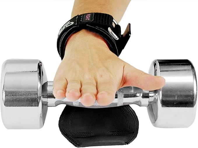 Cobra Grips Weight Lifting Gloves with Adjustable Neoprene Padded Wrist Wraps - Heavy Duty Alternative to Power Lifting Hooks for Deadlifts