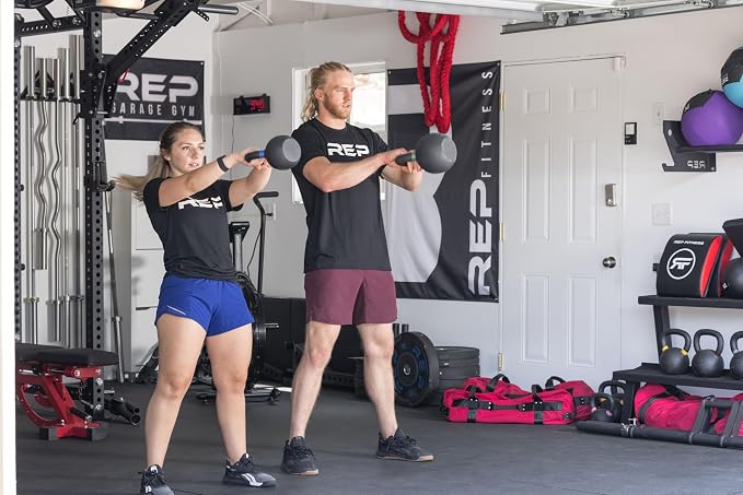 REP Fitness Kettlebell Set and Singles, 4kg to 24kg, 9lb to 53lb Weight Range, Cast Iron, Strength Exercise Training, Home Gym, Power Workout Equipment, Free Weights, Dumbbell Alternative