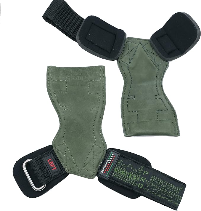 Lifting Grips PRO Weight Gloves Heavy Duty Barbell Gymnastics Straps Alternative to Power Hooks Deadlifts Adjustable Neoprene Padded Wrist Wrap