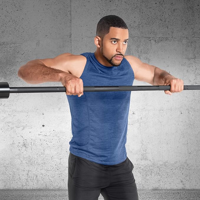 Cap Pro Series 7FT Olympic Barbell, Weightlifting Bar for Strength Training