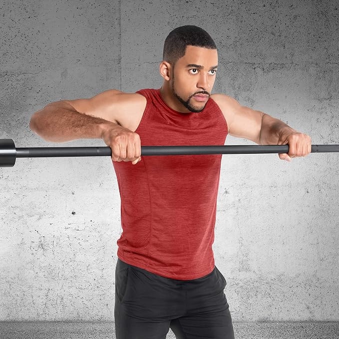 Cap Pro Series 7FT Olympic Barbell, Weightlifting Bar for Strength Training