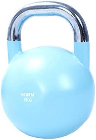 POWERT Competition Kettlebell|Premium Quality Coated Steel|Ergonomic Design|Great for Weight Lifting Workout & Core Strength Training& Muscle Building|Color Coded|Single