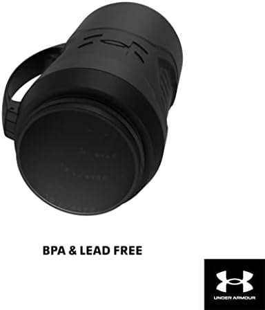 Under Armour Insulated Water Bottle with Handle & Fence Hook, Half Gallon Sports Water Jug, Leak-Resistant & BPA-Free for Baseball, Football & Gym - Vapor Green/Black, 64oz