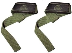 Sports Lifting Wrist Straps for Weightlifting Gym Deadlift and Pull Ups 24 Inch Cotton with 5mm Padded Neoprene and Silicone Grip for Powerlifting Bodybuilding Men Women