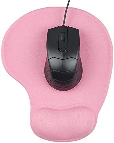 Office Mousepad with Gel Wrist Support - Ergonomic Gaming Desktop Mouse Pad Wrist Rest - Design Gamepad Mat Rubber Base for Laptop Computer -Silicone Non-Slip Special-Textured Surface (08Navy)