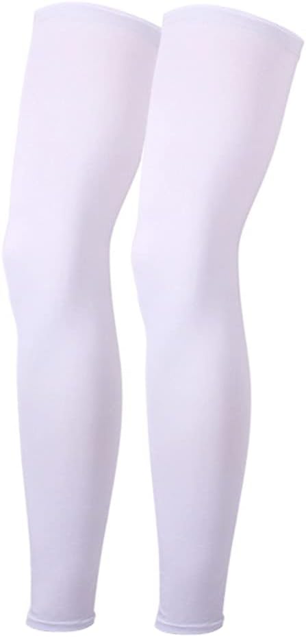 Salome Idea One Pair Compression Full Length Leg Sleeve for Men Women, Running, Basketball