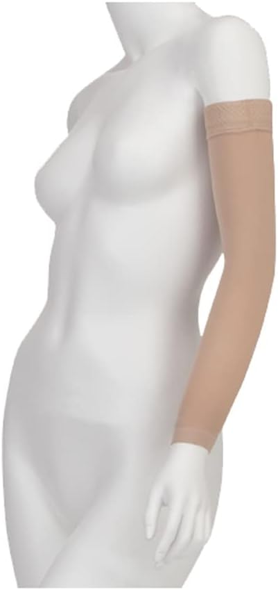 Juzo Soft 2001 Arm Sleeve Compression 20-30 mmHg, Max, Long | Silicone border, ultra-soft, breathable, medical compression arm sleeve, opaque knit, high wearing comfort