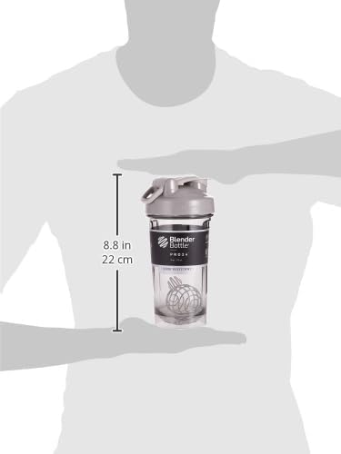 BlenderBottle ProSeries Tritan Shaker Bottle 24 oz Smoke Grey