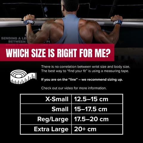 VERSA GRIPPS® PRO Wrist Straps, Choose Size and Color