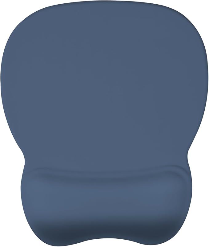 EooCoo Ergonomic Mouse Pad with Wrist Rest, Memory Foam Support Mousepad | Non-Slip Base for Computer, Cafe, Home & Office, 9.64 x 8.26 in Office Desk Accessories, Carpal Tunnel Relief