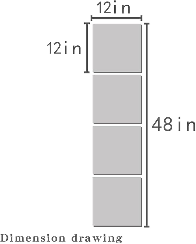 6-Piece Thick Acrylic Mirror Set for Walls, 12 x 12 inch self-Adhesive Frameless Small Mirror Tiles, Flexible Plastic Lenses for Bedroom, Home, and Gym Doors(6 pcs 12x12inch)