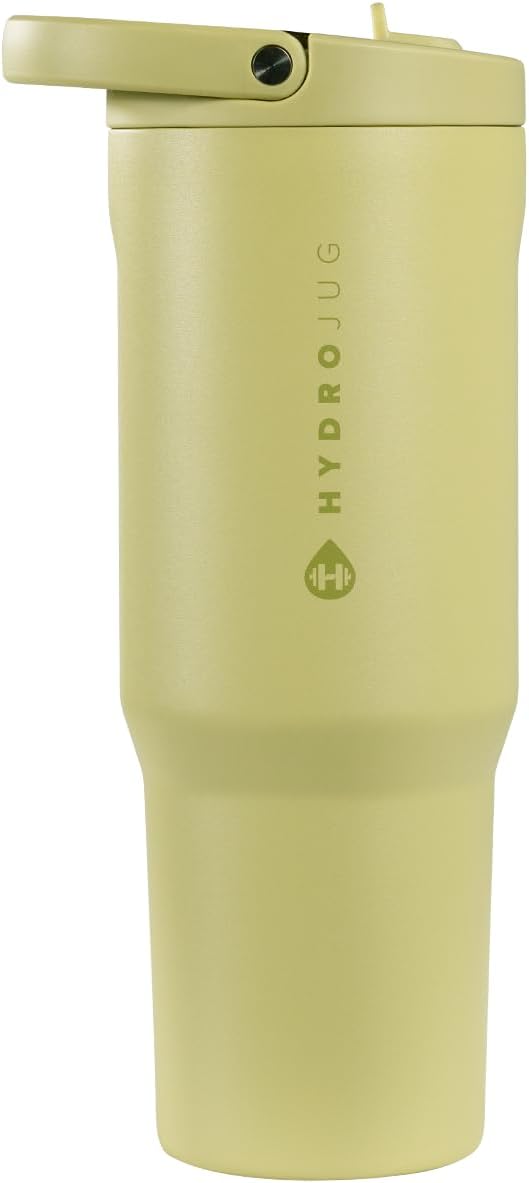 HydroJug Sport 40 oz Insulated Stainless Steel Water Bottle, Olive